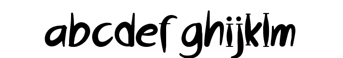 Friendy-Regular Font LOWERCASE