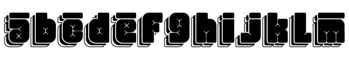 Friez Eight Font LOWERCASE