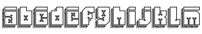 Friez Eleven Font LOWERCASE