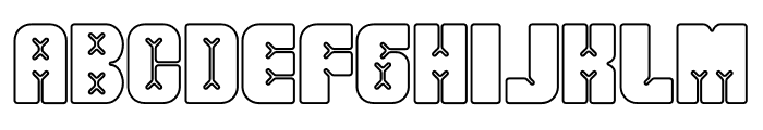 Friez Four Font UPPERCASE