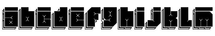 Friez Nine Font LOWERCASE