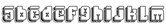 Friez Ten Font LOWERCASE