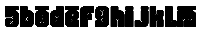 Friez Font LOWERCASE