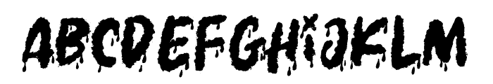 FrightHours-Alt Font LOWERCASE