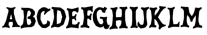 FrightMaiden-Regular Font LOWERCASE