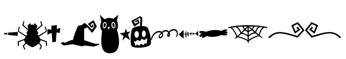 Frightening Doodles Regular Font LOWERCASE