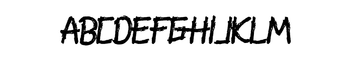 Frighter Font LOWERCASE