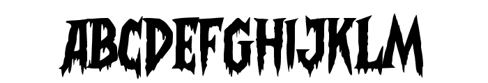 Frightmare Font UPPERCASE