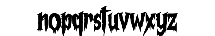 Frightmare Font LOWERCASE