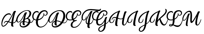 Frisha Font UPPERCASE