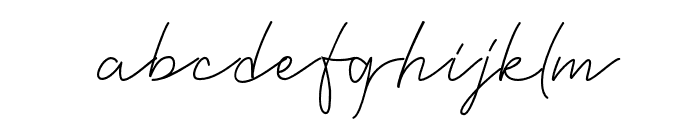 FrishaSignature-Regular Font LOWERCASE