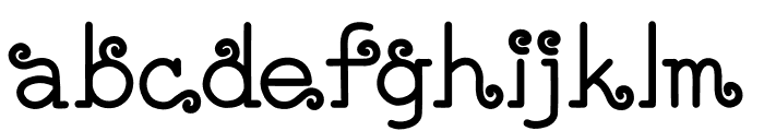 Frizzle Font LOWERCASE