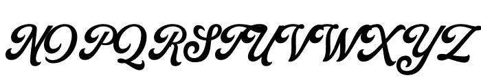 Froadmile Script Font UPPERCASE