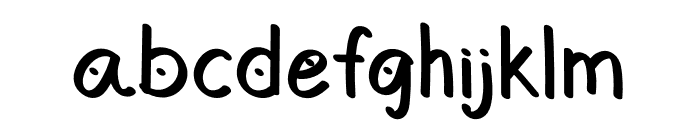 Frog Font LOWERCASE