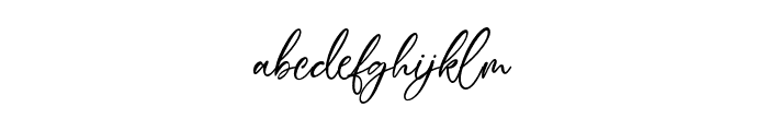 Frollyness Font LOWERCASE