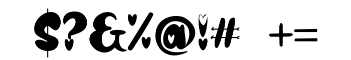 From Valentine Font OTHER CHARS