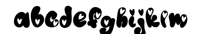 From Valentine Font LOWERCASE