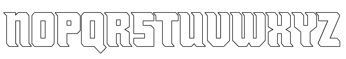 Fromeis-Outline Font LOWERCASE