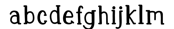 Front store Regular Font LOWERCASE