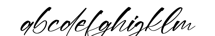 Fronttisha Italic Font LOWERCASE