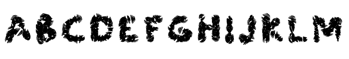 Frost Font UPPERCASE