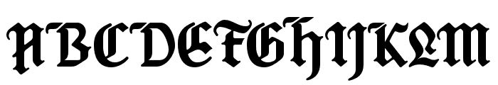 Frostbane Regular Font UPPERCASE