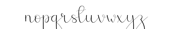 Frosting Font LOWERCASE