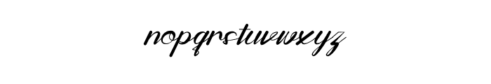 Frosty Blossom Script Font LOWERCASE