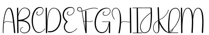 Frosty Winter Font UPPERCASE