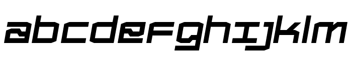 Froxa Bold Slant Font LOWERCASE