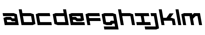 Froxa Extrabold Reslant Font LOWERCASE