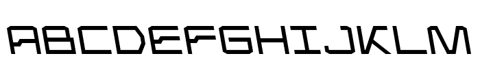 Froxa Regular Reslant Font UPPERCASE