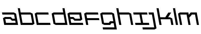 Froxa Regular Reslant Font LOWERCASE