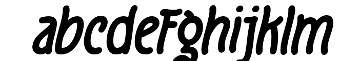 Fruge Bold Italic Font LOWERCASE
