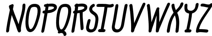 Fruge-Italic Font UPPERCASE