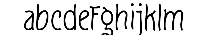 Fruge-Light Font LOWERCASE