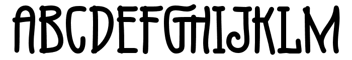 Fruge-Regular Font UPPERCASE