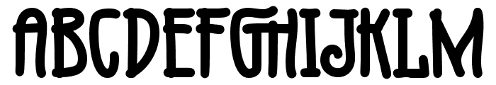 Fruge-bold Font UPPERCASE