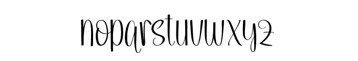 Fruity Fresh Font LOWERCASE