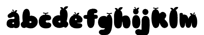 Fruity Font LOWERCASE