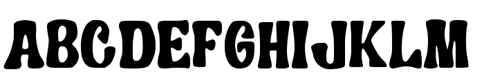 Frunch Font Regular Font UPPERCASE