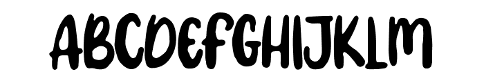 Fry Hand Font UPPERCASE