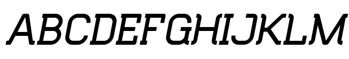 Fuera-FillItalic Font UPPERCASE