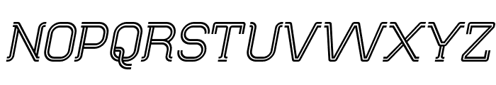 Fuera-Italic Font UPPERCASE