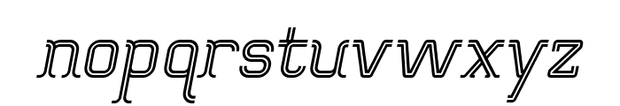 Fuera-Italic Font LOWERCASE