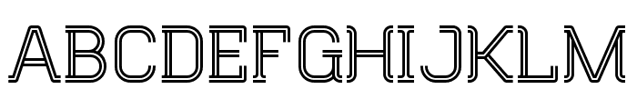 Fuera-Regular Font UPPERCASE