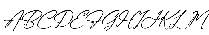 Fugiantte Italic Font UPPERCASE