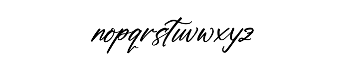 Fugiantte Italic Font LOWERCASE