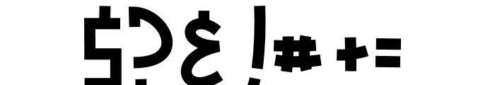Fuji Font OTHER CHARS