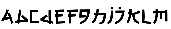 Fuji Font LOWERCASE